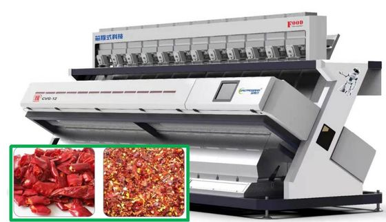 품질  8.3Kw Chili Color Sorter Machine High Output Precise Removal 220V 공장