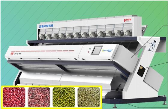 품질  2.4-6.0 T/H Grain Color Sorter Machine Intelligent Removal Waterfall Structure 공장