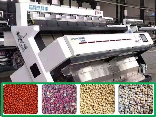 품질  8 Chutes Red Beans / Soybean Color Sorter Accurate Recognition 6.0Kw 공장