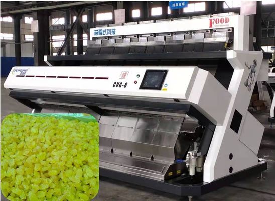 품질  512 Channels Nuts Color Sorter 4-9 T/H Automatic Fault Detection Raisin Processing Machine 공장