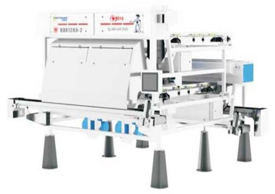 Vegetable Color Sorting Machine 1.0T/H Remote Interconnection Lower Damage Belt Type